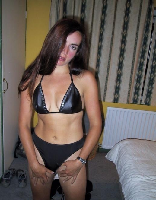 Brunette at a bar